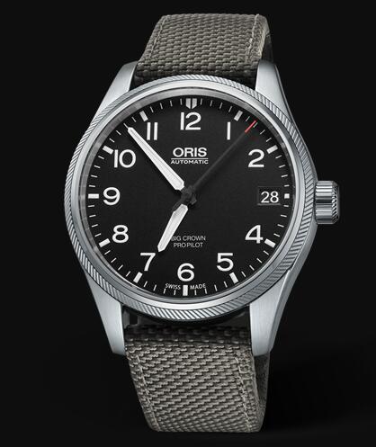 Review Oris Aviation Big Crown Propilot Big Date 41MM Replica Watch 01 751 7697 4164-07 5 20 17FC